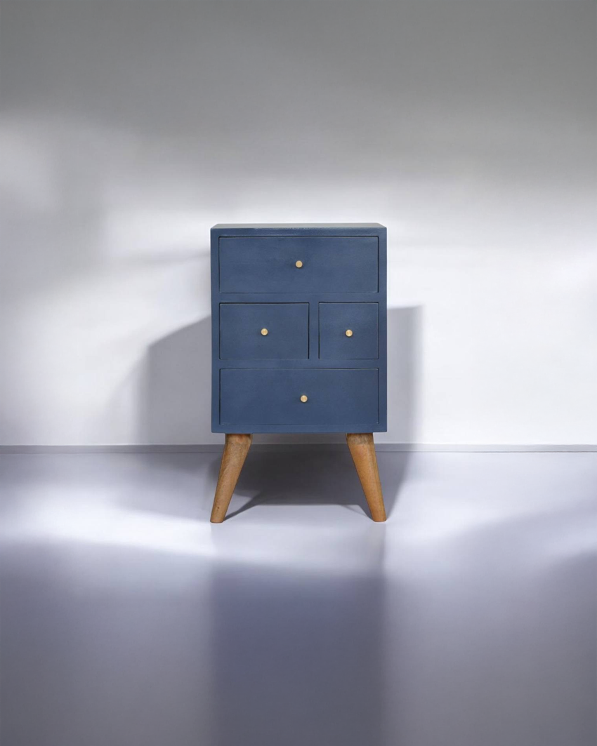 Nuncio Navy Multi Nightstand